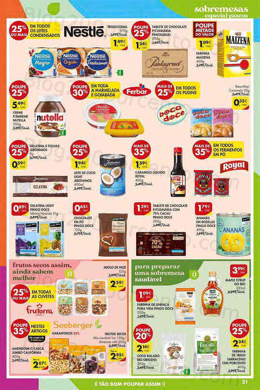 Antevisão Folheto PINGO DOCE Lojas Norte Promoções de 12 a 18 abril