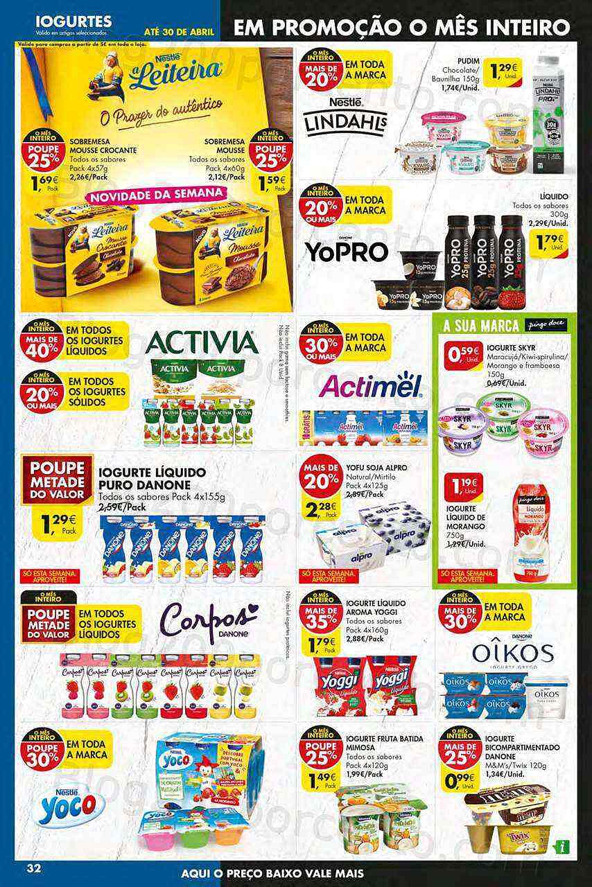 Antevisão Folheto PINGO DOCE Lojas Norte Promoções de 12 a 18 abril