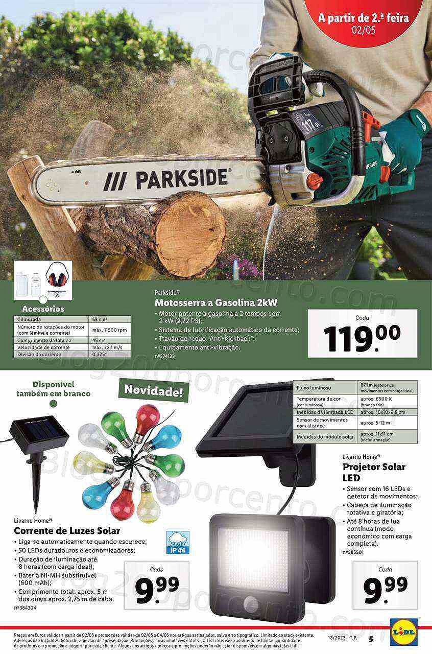 Antevisão Folheto LIDL Promoções de 2 a 8 maio