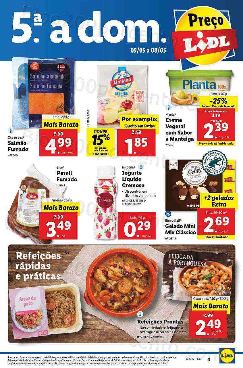 Antevisão Folheto LIDL Promoções de 2 a 8 maio