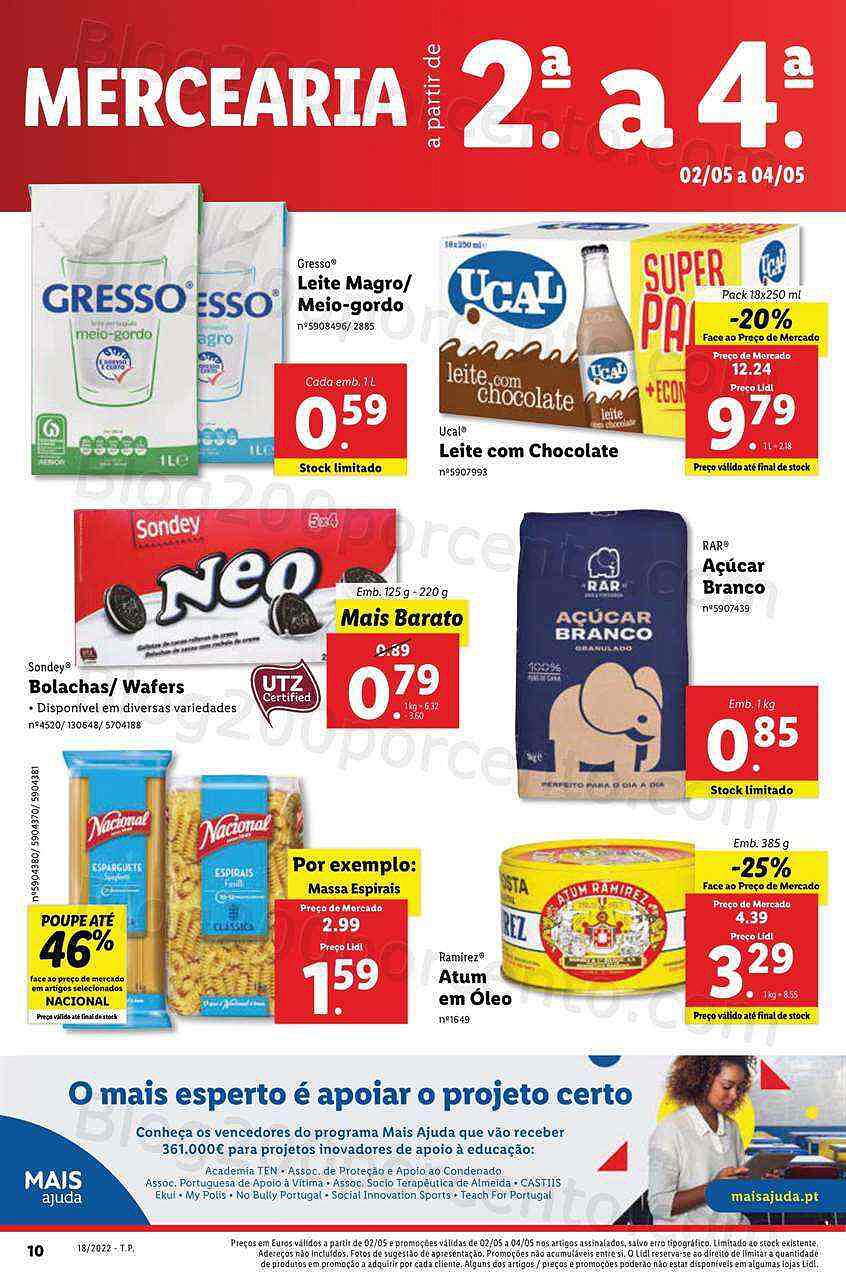 Antevisão Folheto LIDL Promoções de 2 a 8 maio