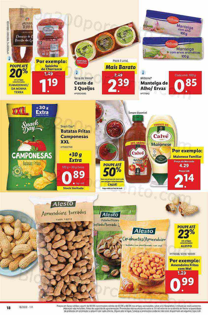 Antevisão Folheto LIDL Promoções de 2 a 8 maio