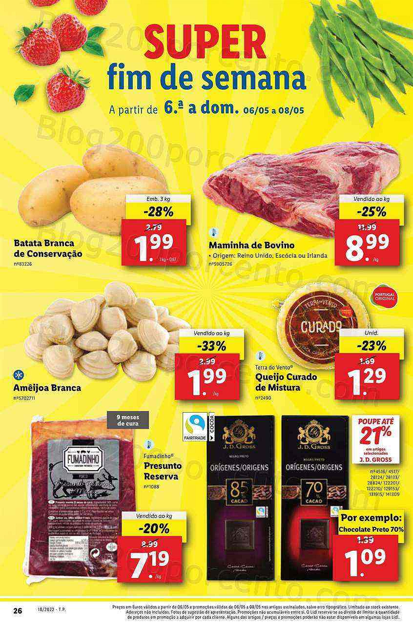 Antevisão Folheto LIDL Promoções de 2 a 8 maio