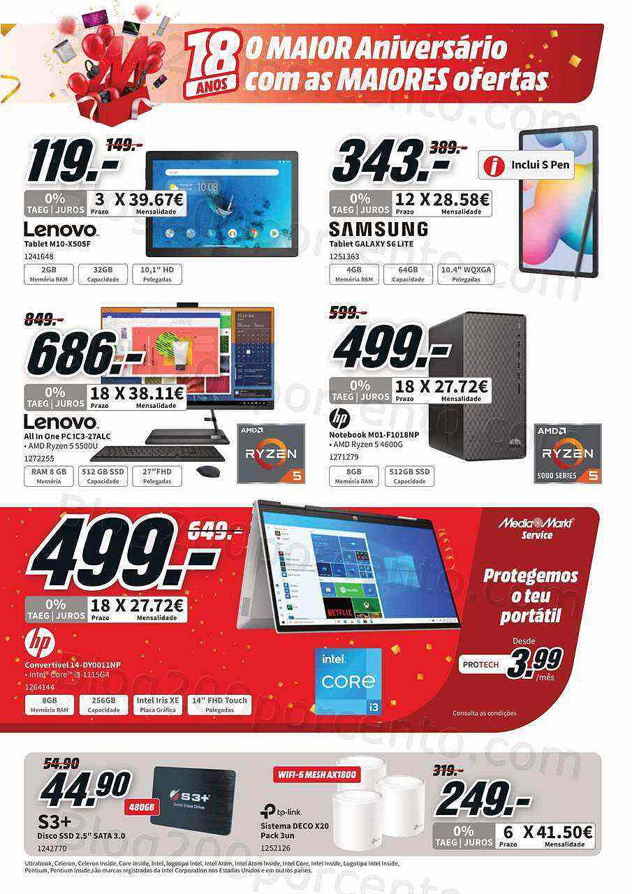 Antevisão Folheto MEDIA MARKT Promoções de 20 a 27 abril