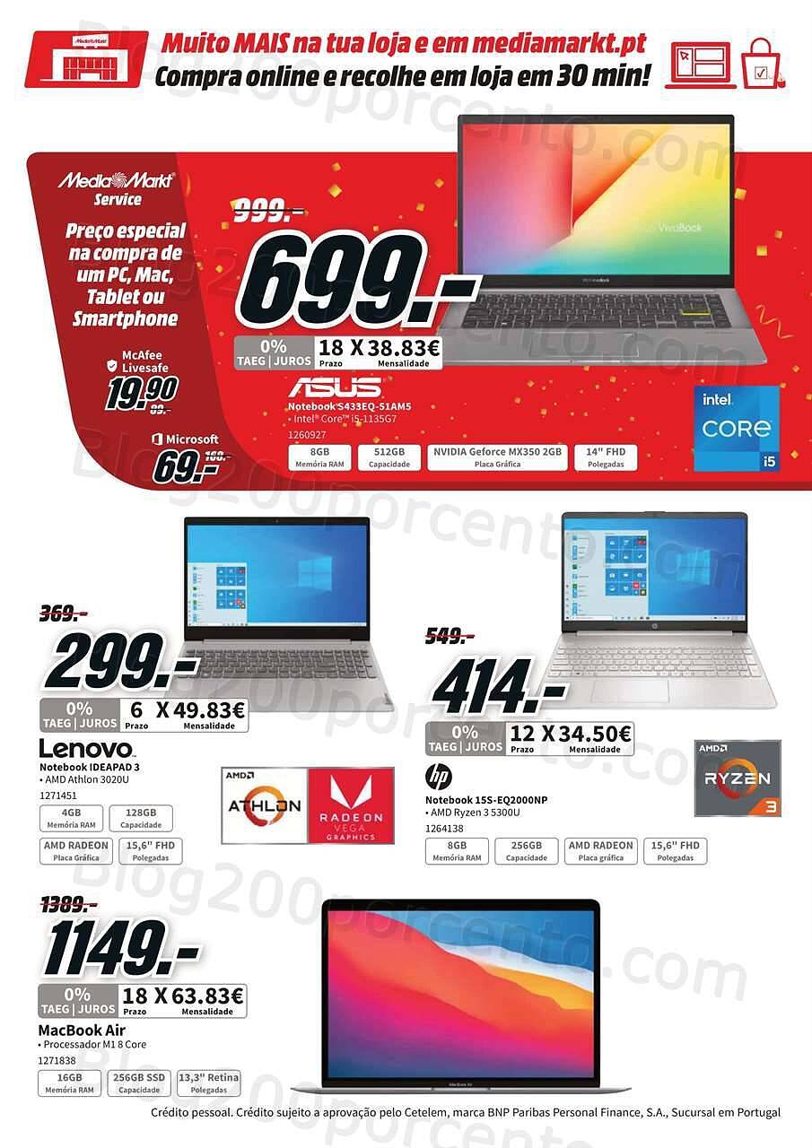 Antevisão Folheto MEDIA MARKT Promoções de 20 a 27 abril