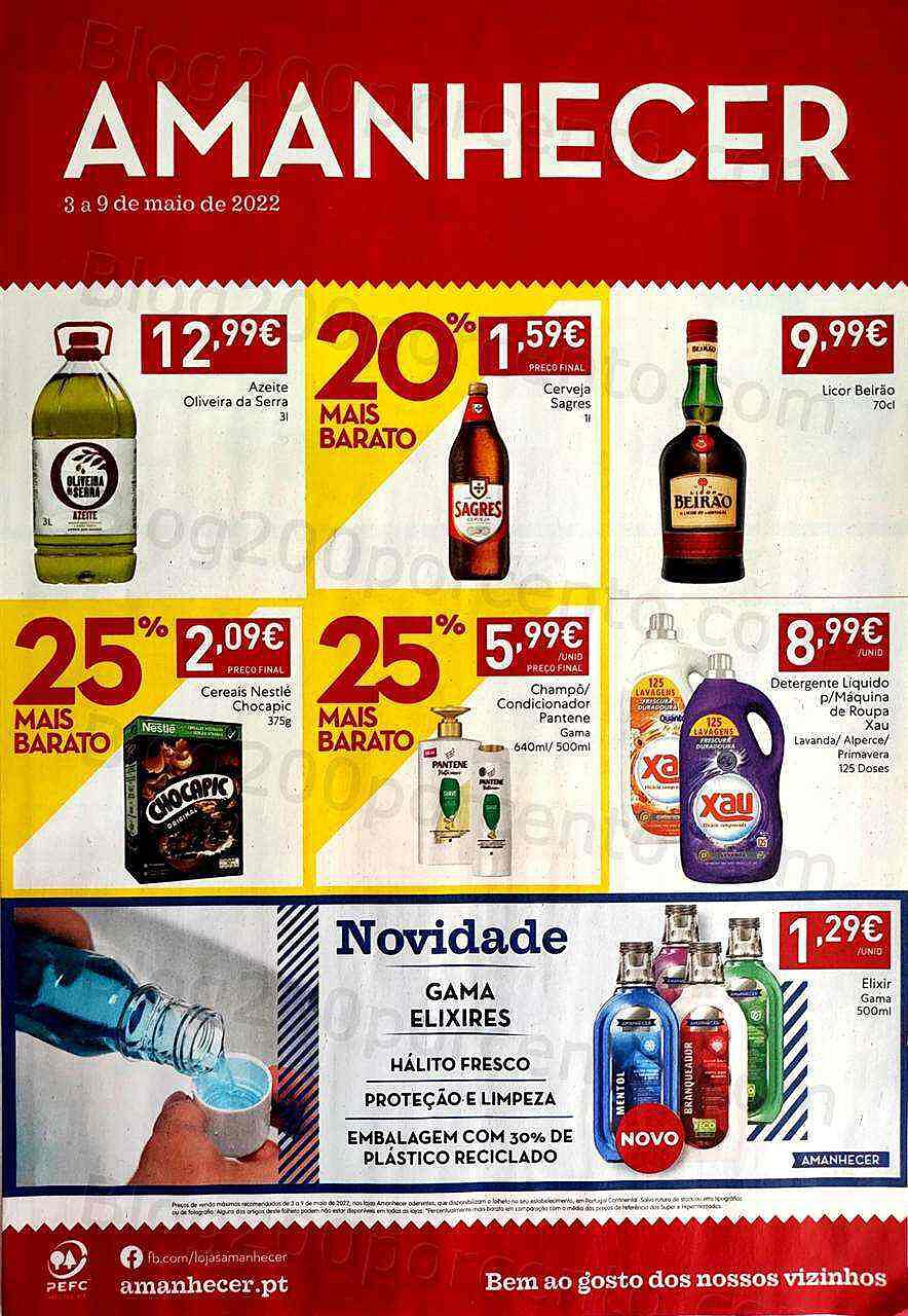 Antevisão Folheto AMANHECER Promoções de 3 a 9 maio