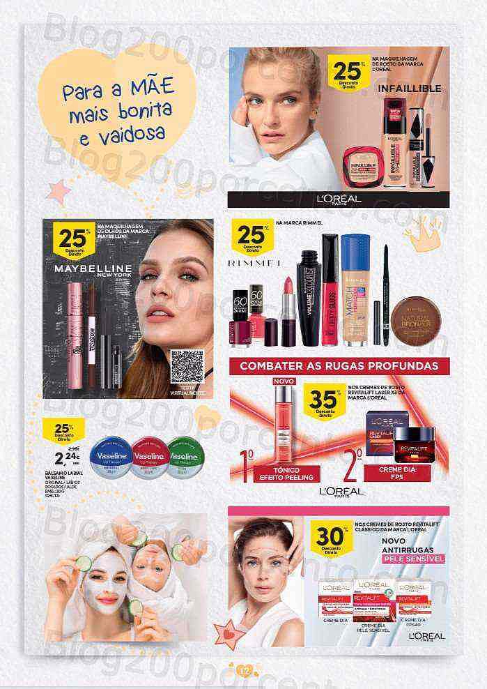 Antevisão Folheto CONTINENTE Dia da Mãe 19 abril a 1 maio