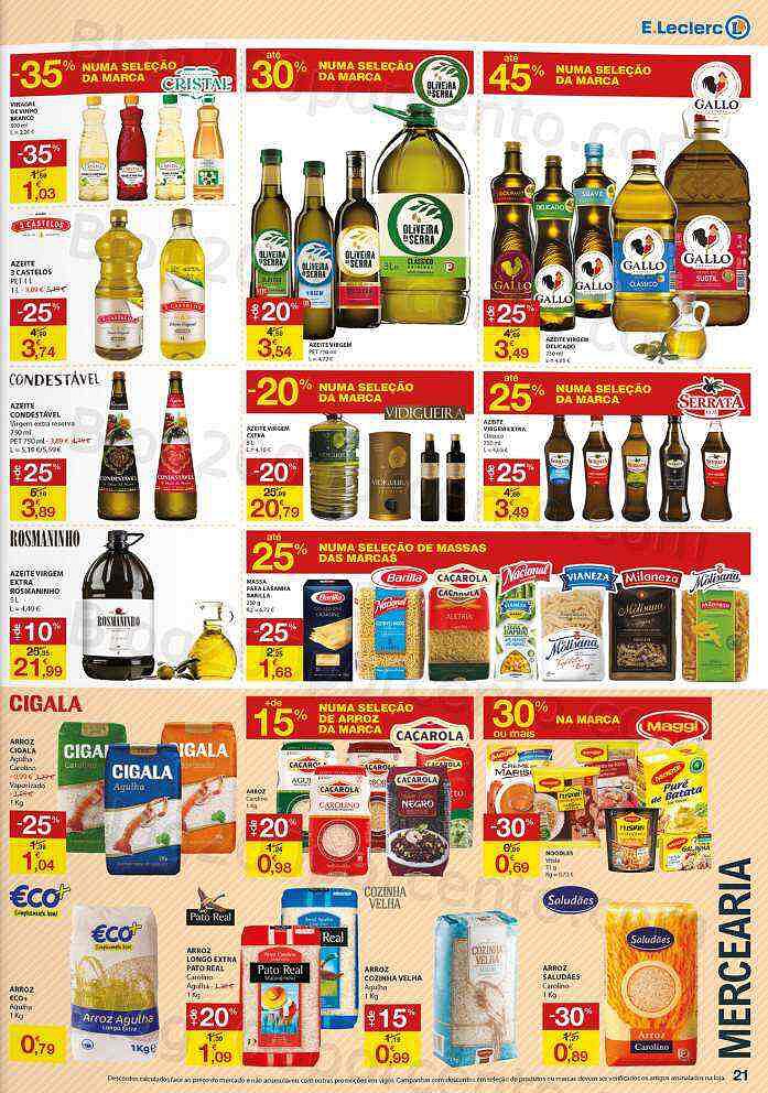Antevisão Folheto E-LECLERC Promoções de 19 a 27 abril