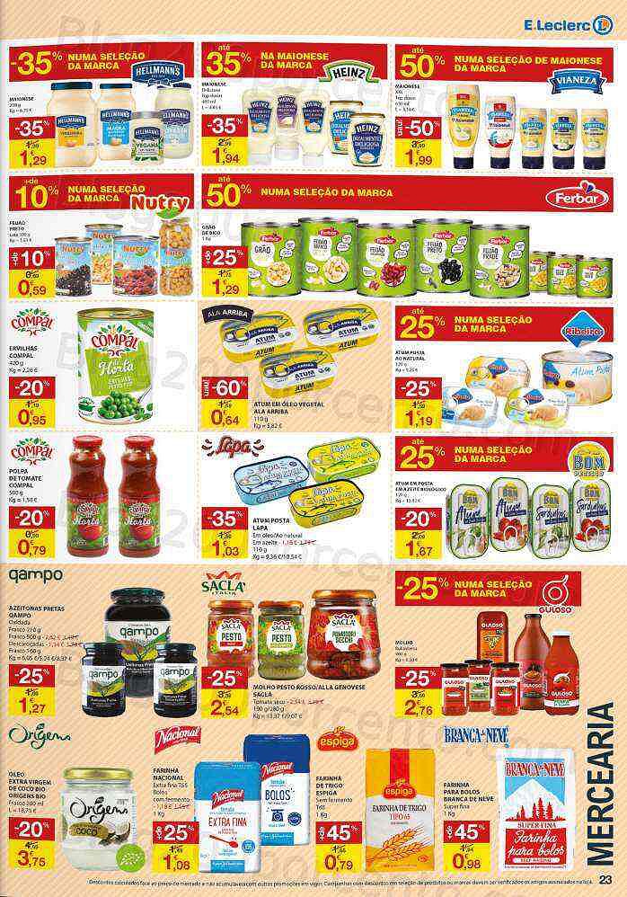 Antevisão Folheto E-LECLERC Promoções de 19 a 27 abril