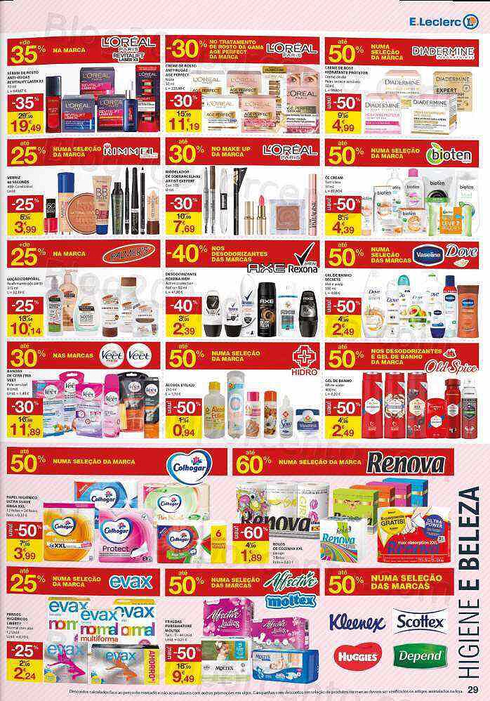 Antevisão Folheto E-LECLERC Promoções de 19 a 27 abril