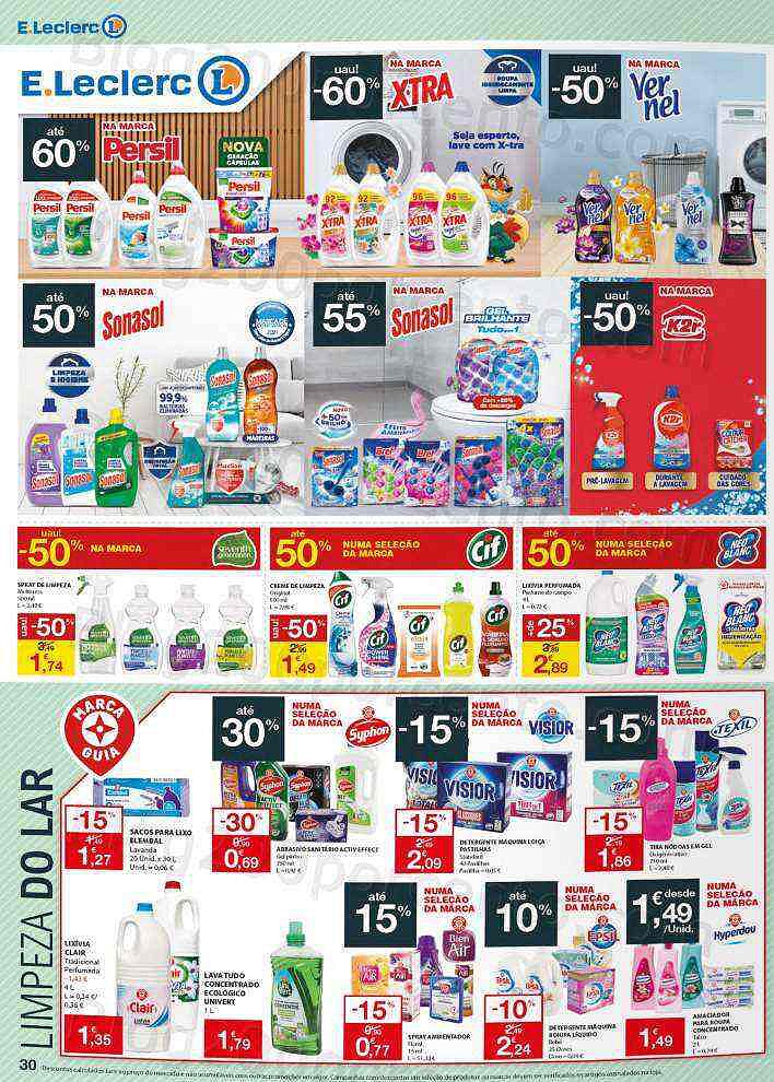 Antevisão Folheto E-LECLERC Promoções de 19 a 27 abril