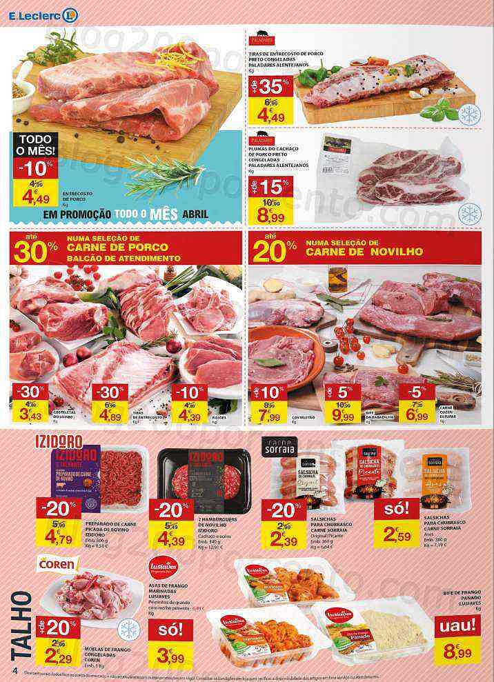 Antevisão Folheto E-LECLERC Promoções de 19 a 27 abril