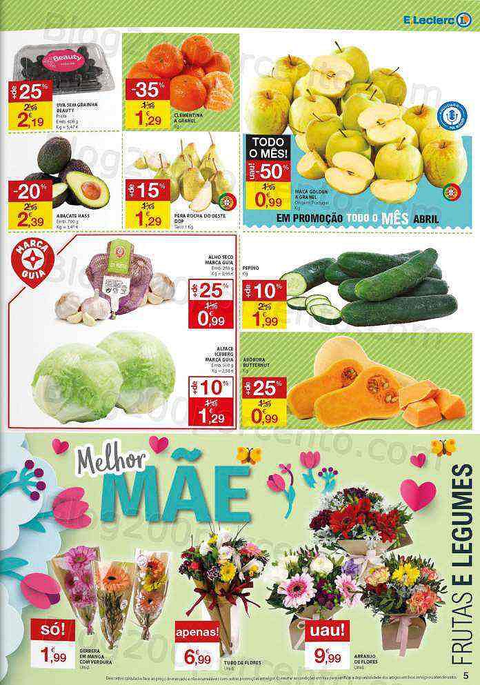 Antevisão Folheto E-LECLERC Promoções de 19 a 27 abril