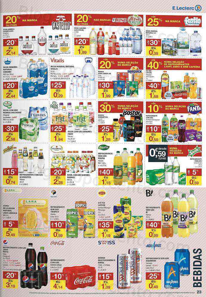 Antevisão Folheto E-LECLERC Promoções de 5 a 11 maio