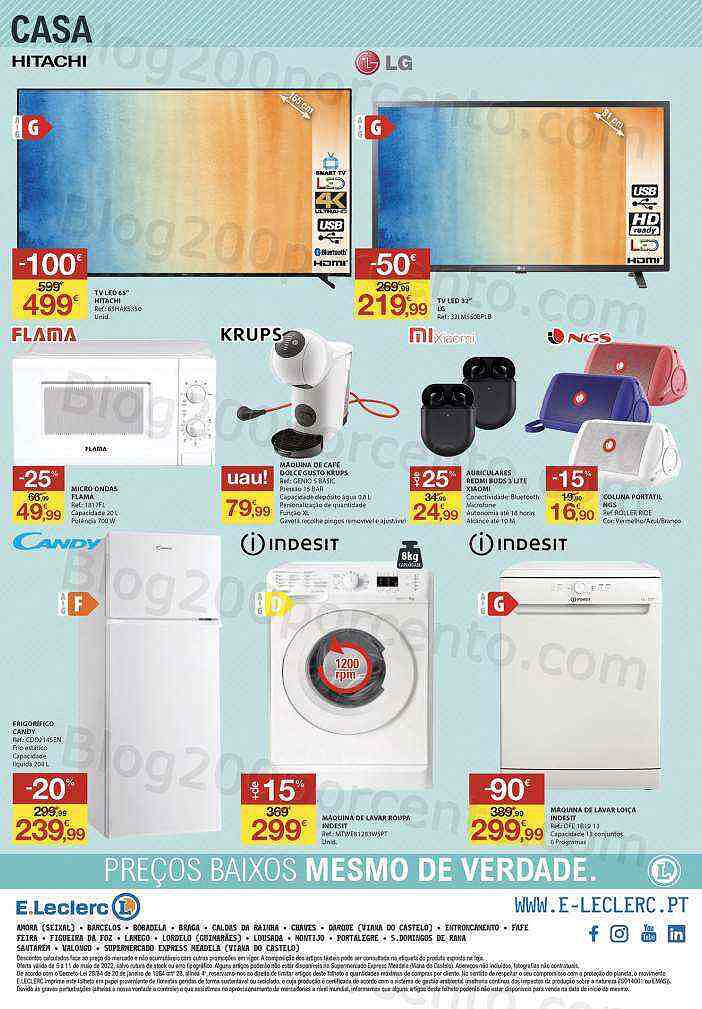 Antevisão Folheto E-LECLERC Promoções de 5 a 11 maio