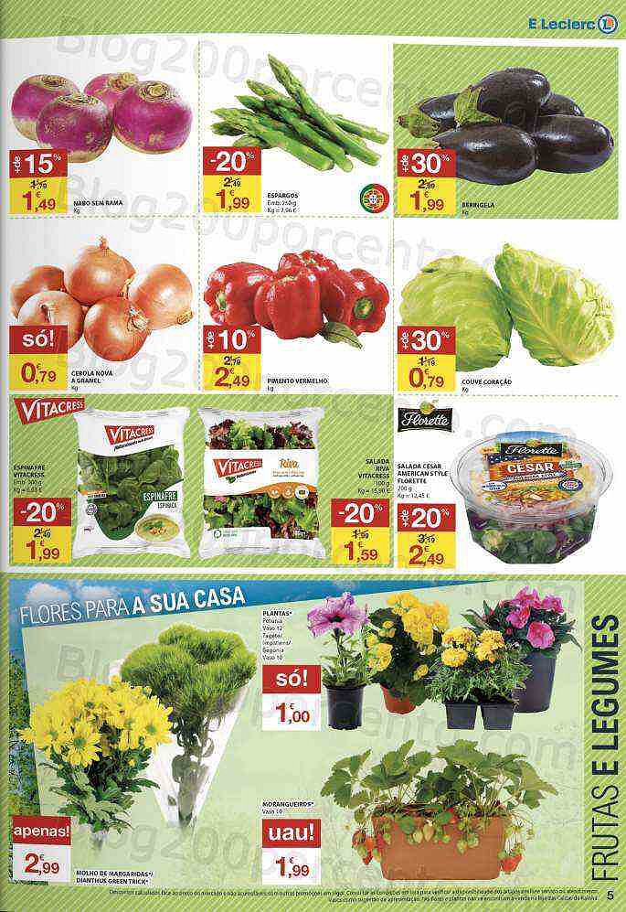 Antevisão Folheto E-LECLERC Promoções de 5 a 11 maio