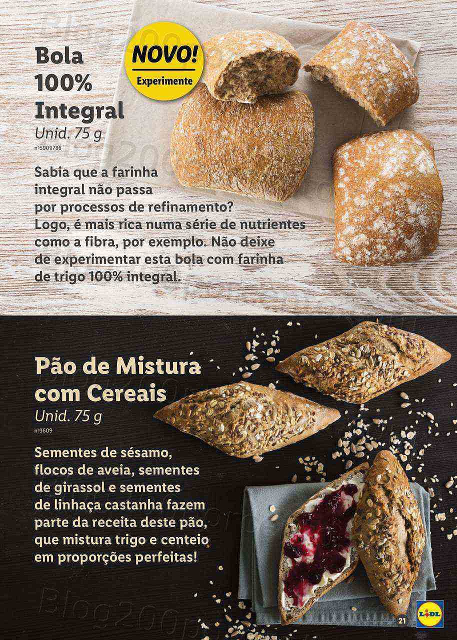 Antevisão Folheto LIDL Especial Padaria e Pastelaria