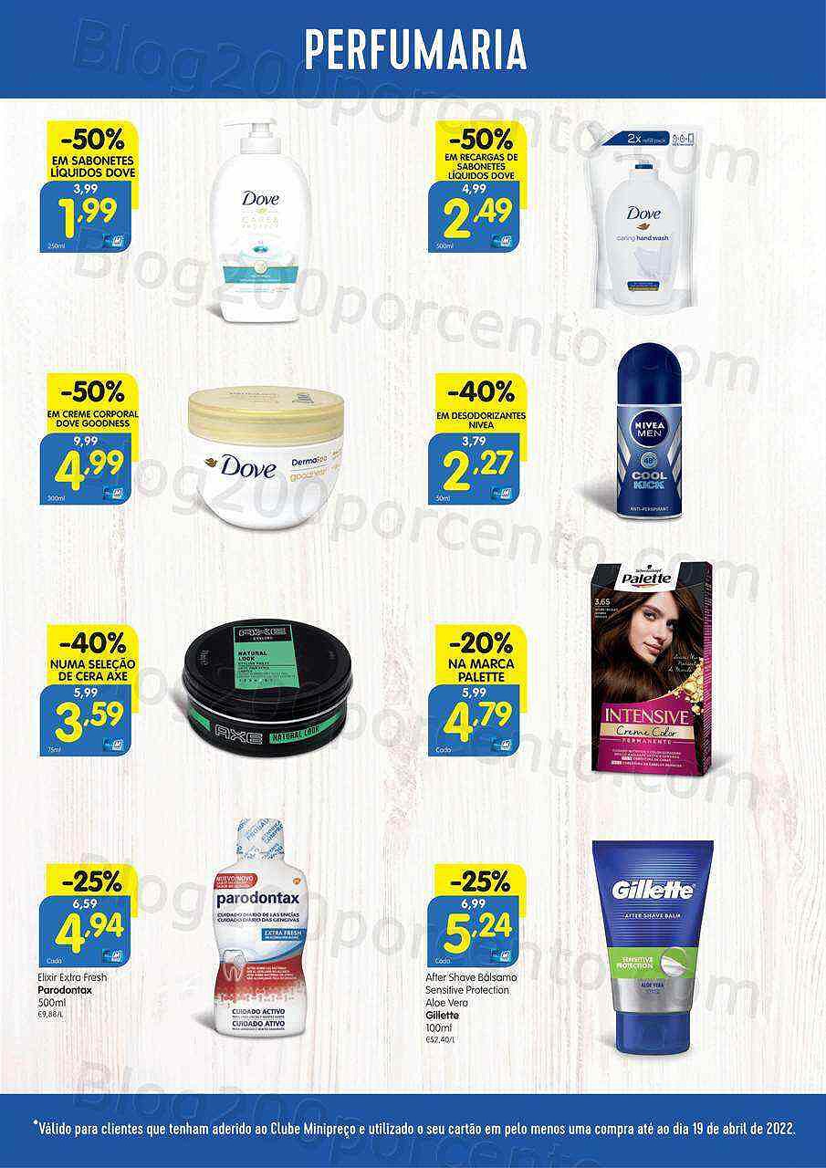 Antevisão Folheto Clube MINIPREÇO Promoções de 21 a 27 abril