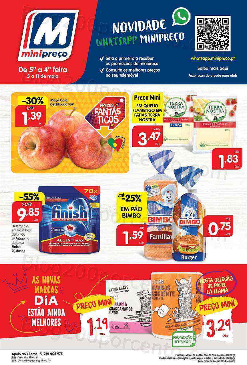 Antevisão Folheto MINIPREÇO Promoções de 5 a 11 maio