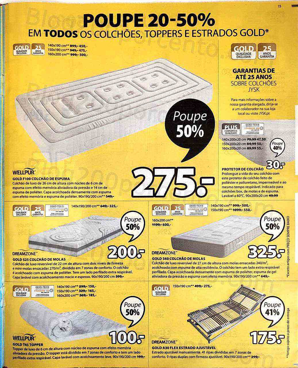 Antevisão Folheto JYSK Promoções de 5 a 18 maio