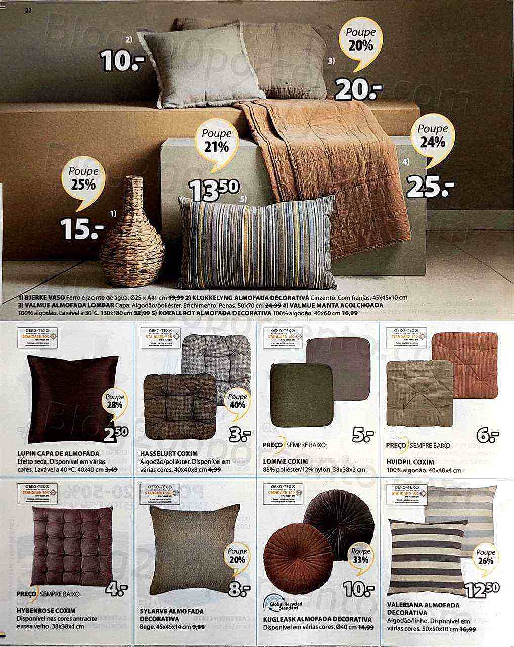 Antevisão Folheto JYSK Promoções de 5 a 18 maio