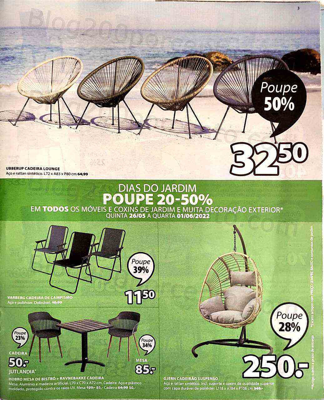 Antevisão Folheto JYSK Promoções de 5 a 18 maio