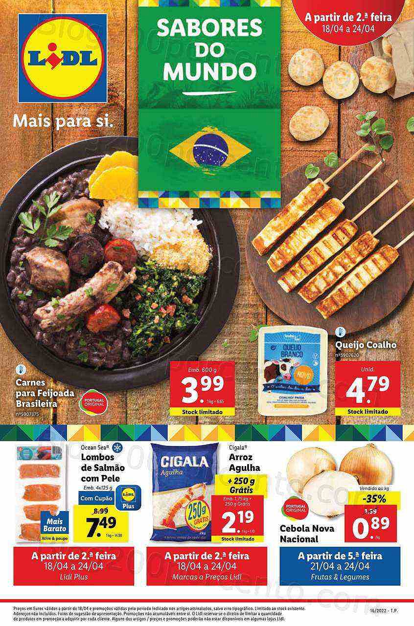 Antevisão Folheto LIDL Edição Digital Promoções de 18 a 24 abril