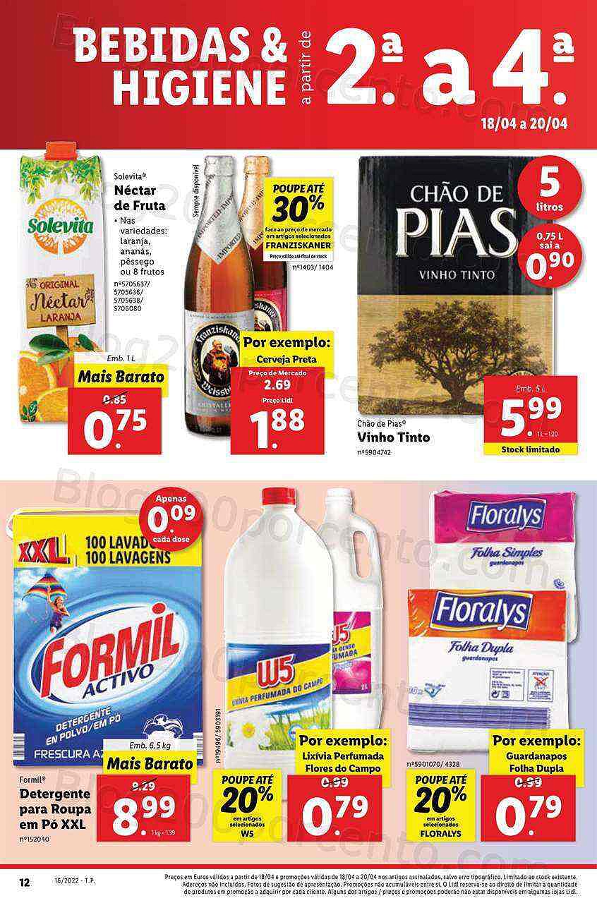 Antevisão Folheto LIDL Edição Digital Promoções de 18 a 24 abril