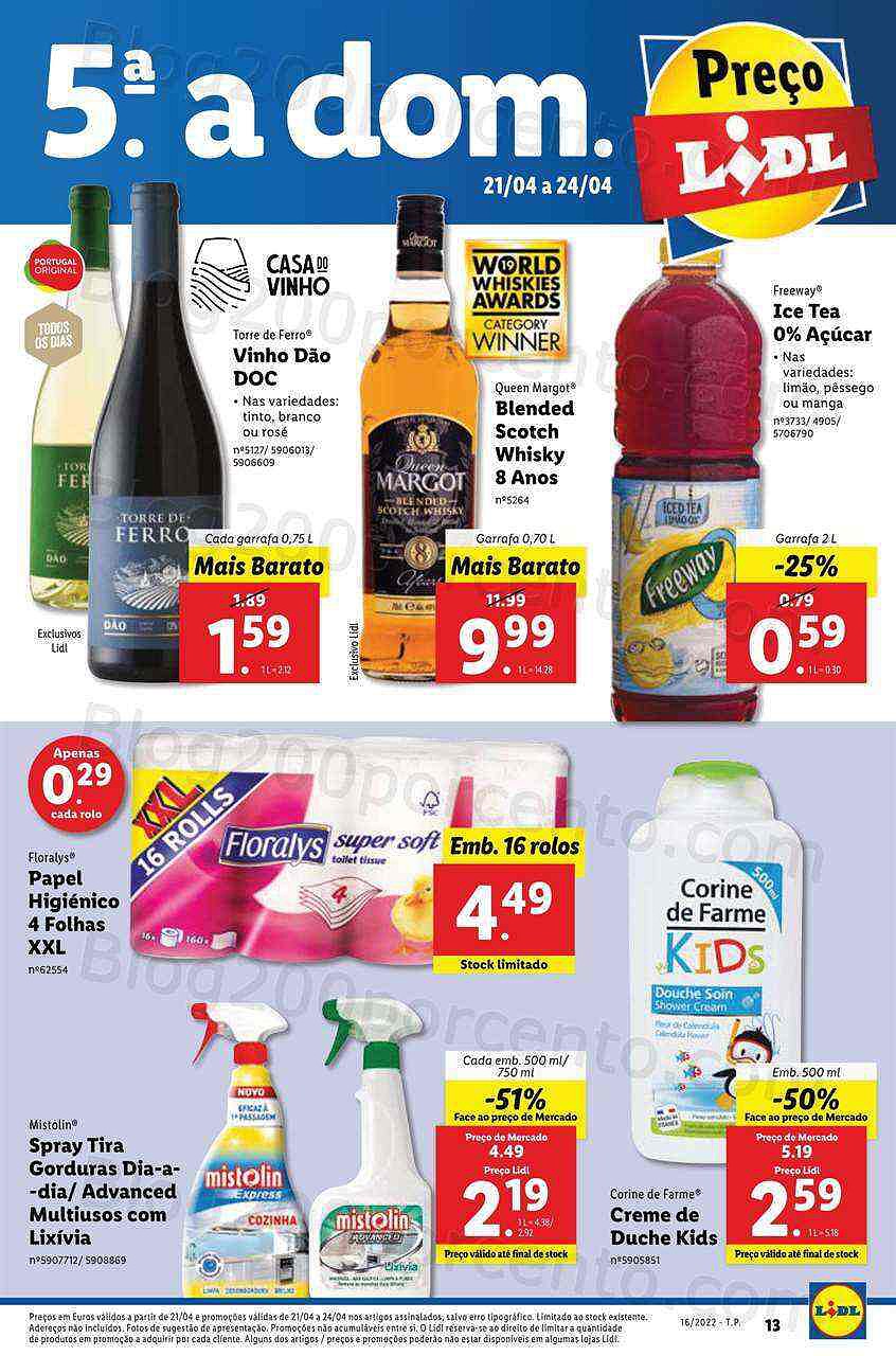 Antevisão Folheto LIDL Edição Digital Promoções de 18 a 24 abril