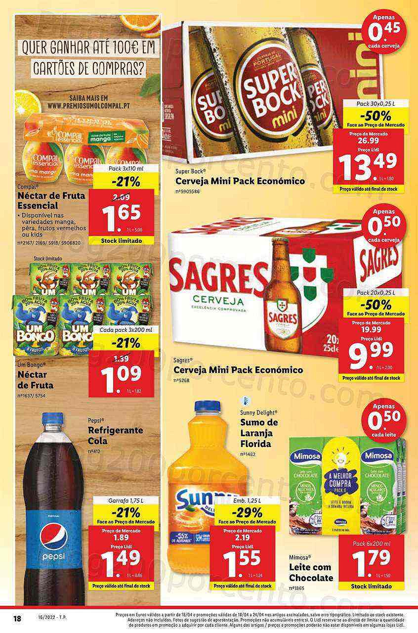 Antevisão Folheto LIDL Edição Digital Promoções de 18 a 24 abril
