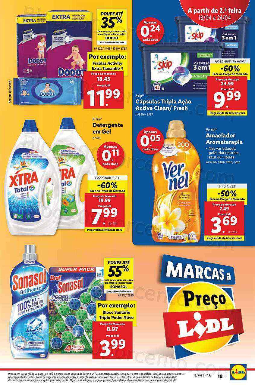 Antevisão Folheto LIDL Edição Digital Promoções de 18 a 24 abril