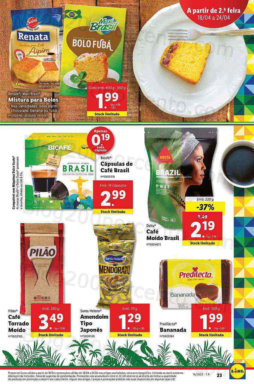 Antevisão Folheto LIDL Edição Digital Promoções de 18 a 24 abril