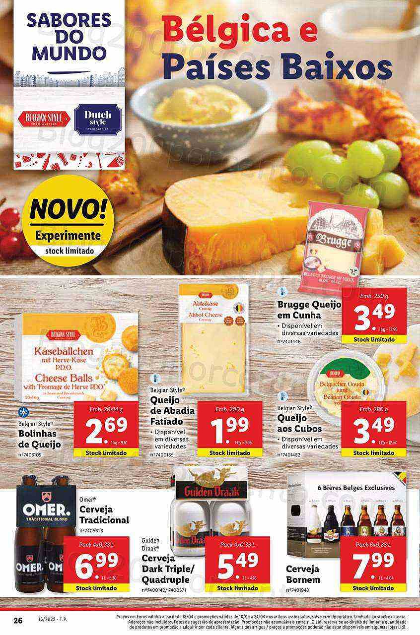 Antevisão Folheto LIDL Edição Digital Promoções de 18 a 24 abril