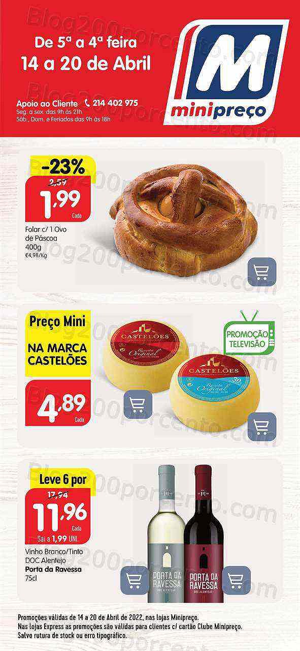 Antevisão Folheto MINIPREÇO Extra 14 a 20 abril