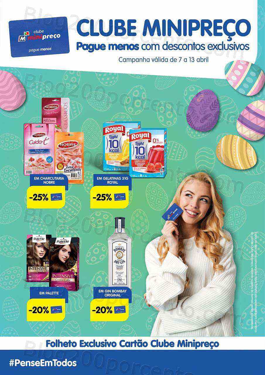 Antevisão Folheto Clube MINIPREÇO Promoções de 7 a 13 abril