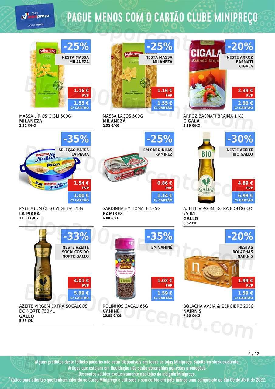 Antevisão Folheto Clube MINIPREÇO Promoções de 7 a 13 abril