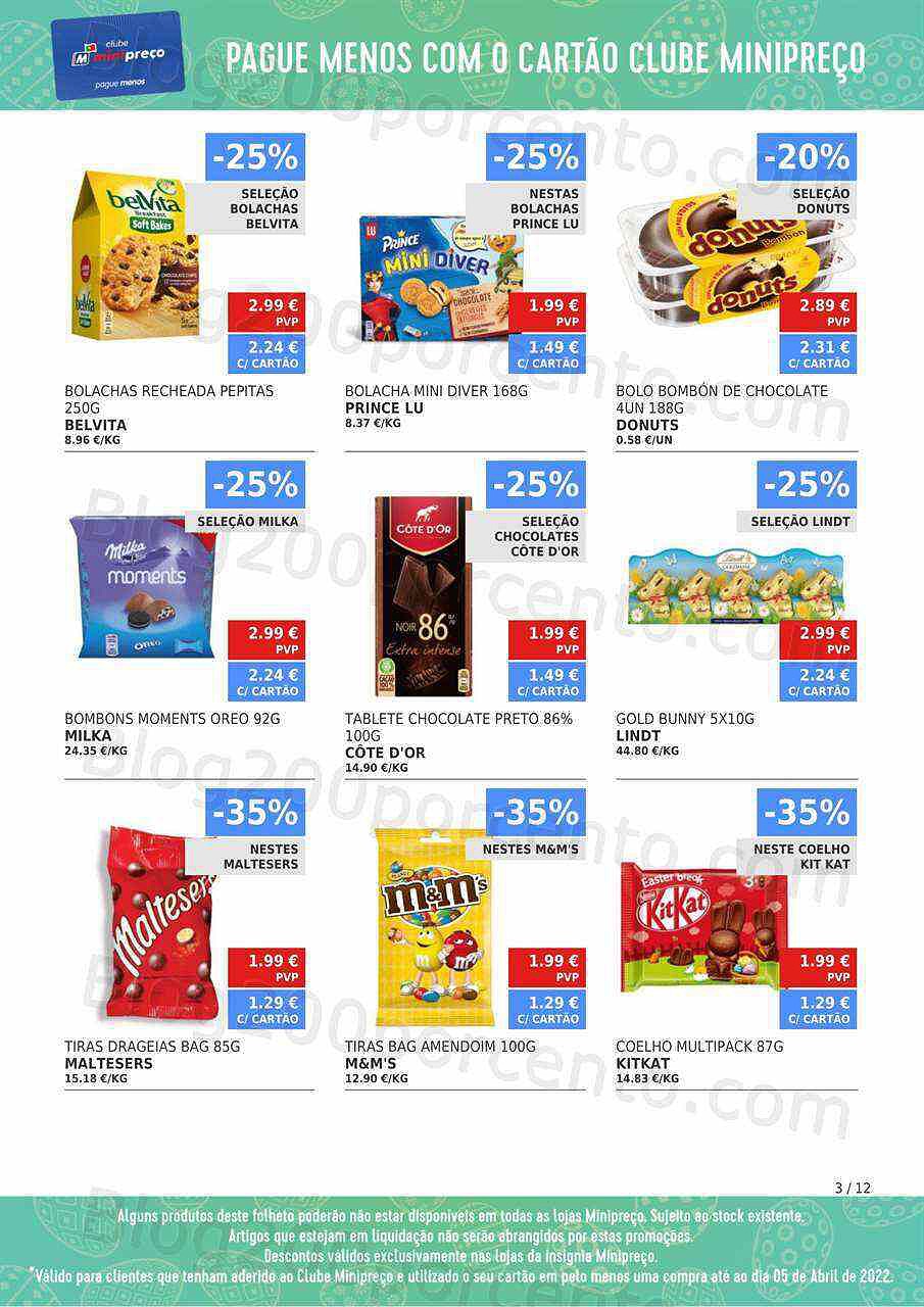 Antevisão Folheto Clube MINIPREÇO Promoções de 7 a 13 abril