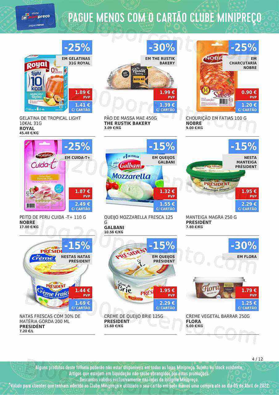 Antevisão Folheto Clube MINIPREÇO Promoções de 7 a 13 abril