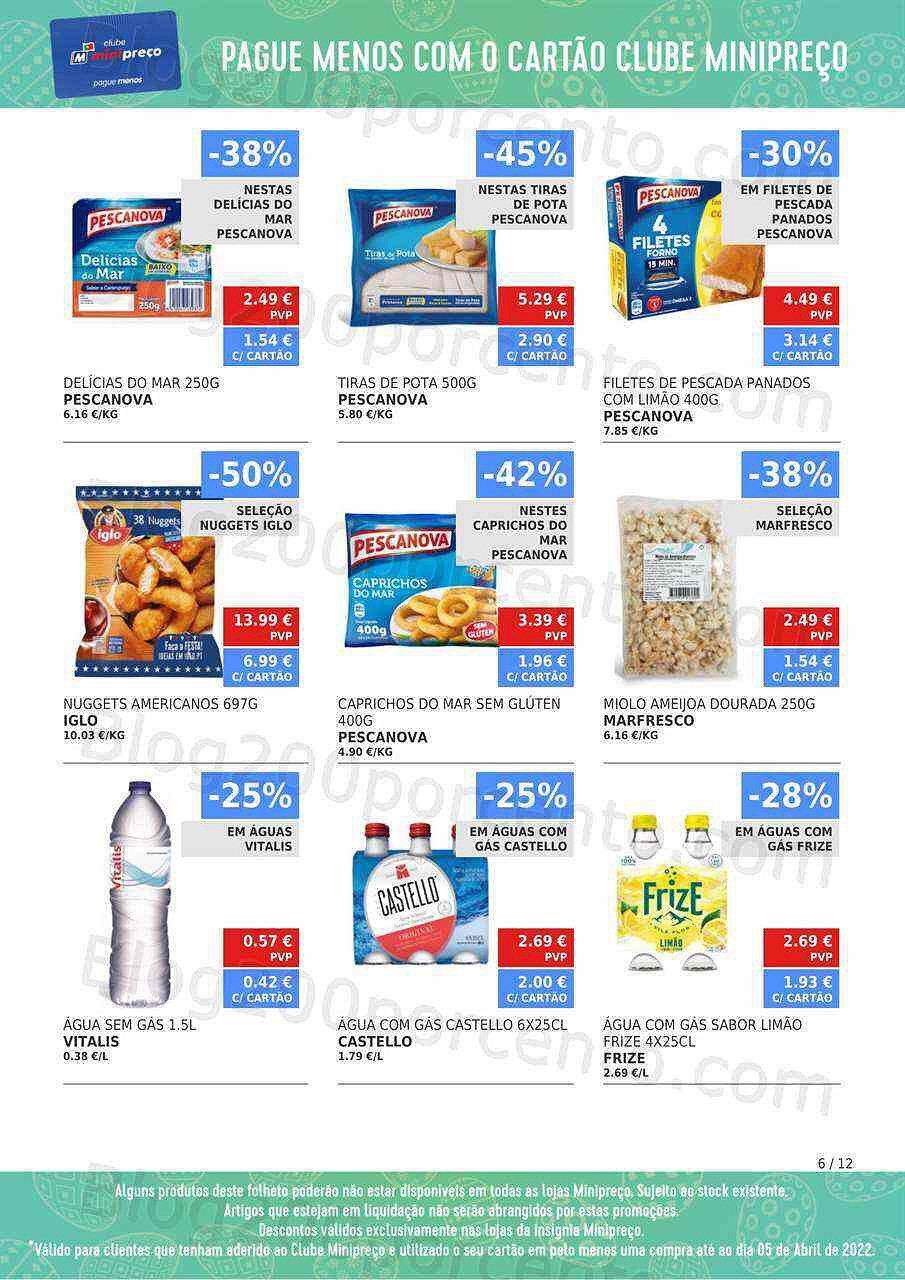 Antevisão Folheto Clube MINIPREÇO Promoções de 7 a 13 abril
