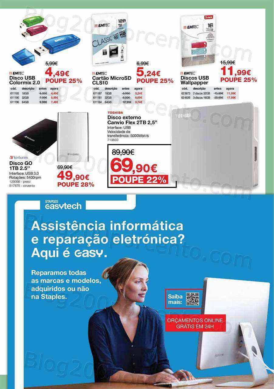 Antevisão Folheto STAPLES 11 abril
