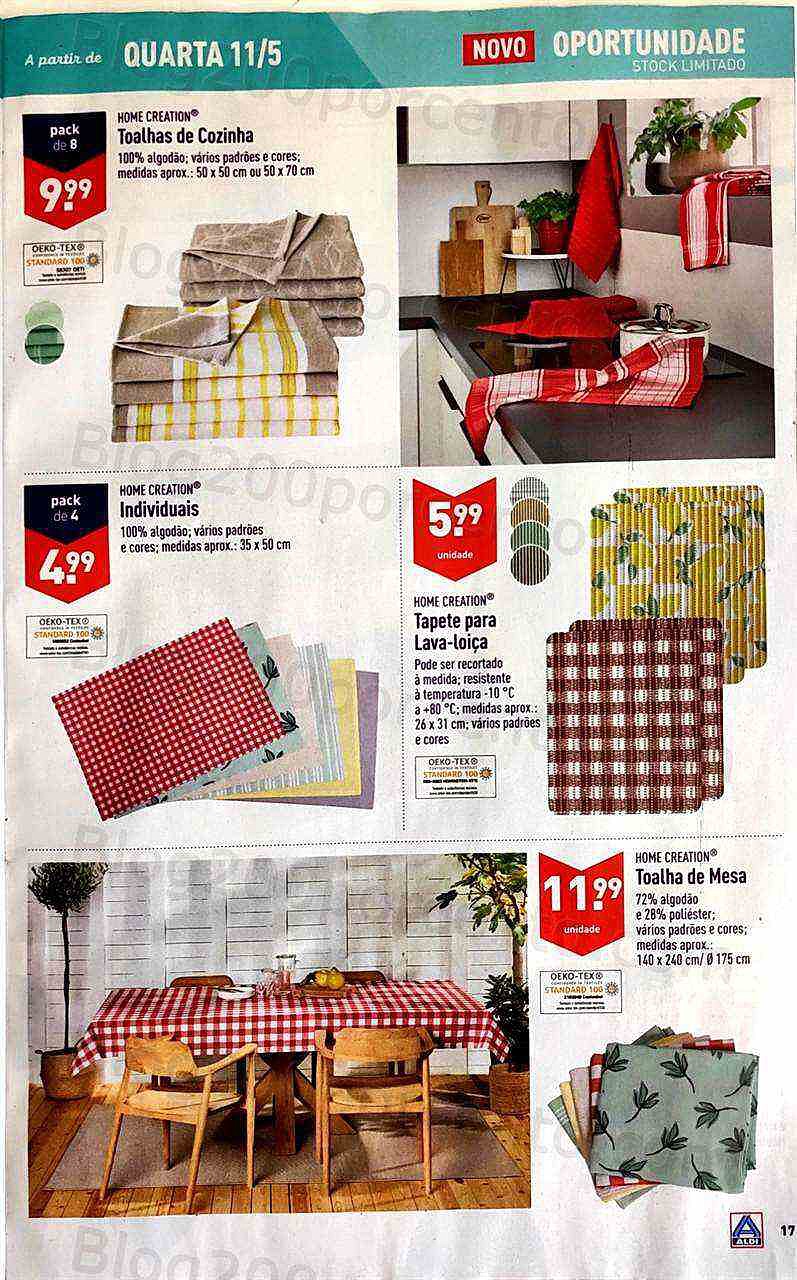 Antevisão Folheto ALDI Promoções de 11 a 17 maio