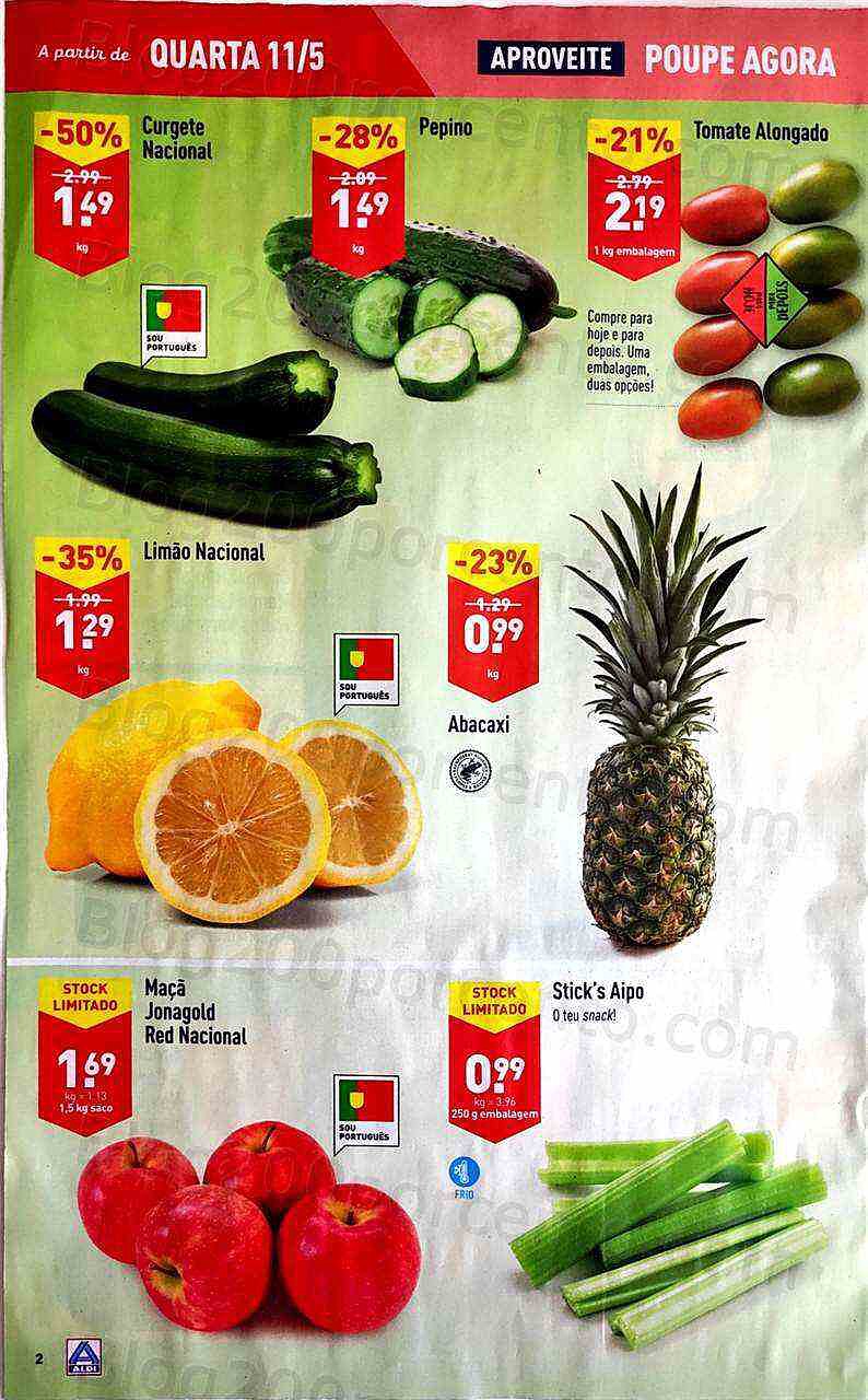 Antevisão Folheto ALDI Promoções de 11 a 17 maio