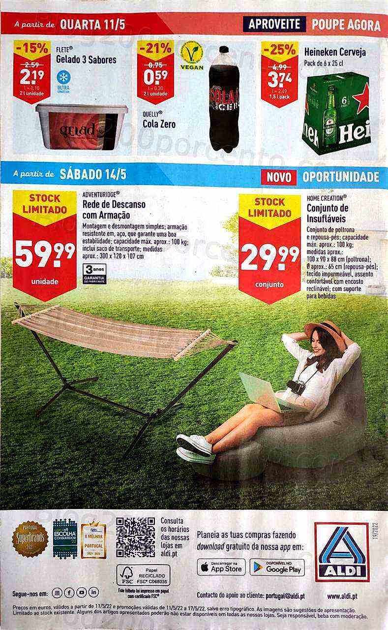 Antevisão Folheto ALDI Promoções de 11 a 17 maio