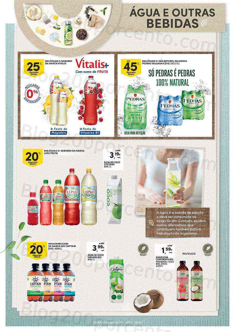 Antevisão Folheto CONTINENTE Feira da Vida Saudável Promoções de 3 a 15 maio