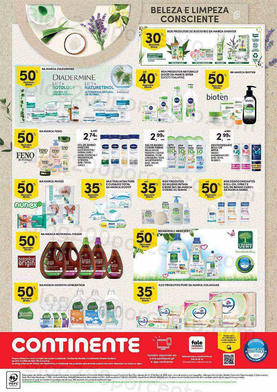 Antevisão Folheto CONTINENTE Feira da Vida Saudável Promoções de 3 a 15 maio