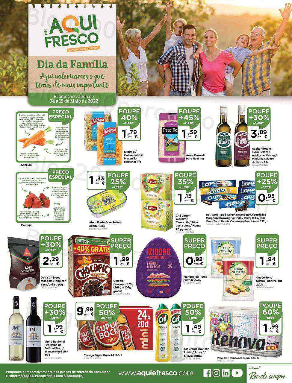 Antevisão Folheto AQUI É FRESCO Semana da Família