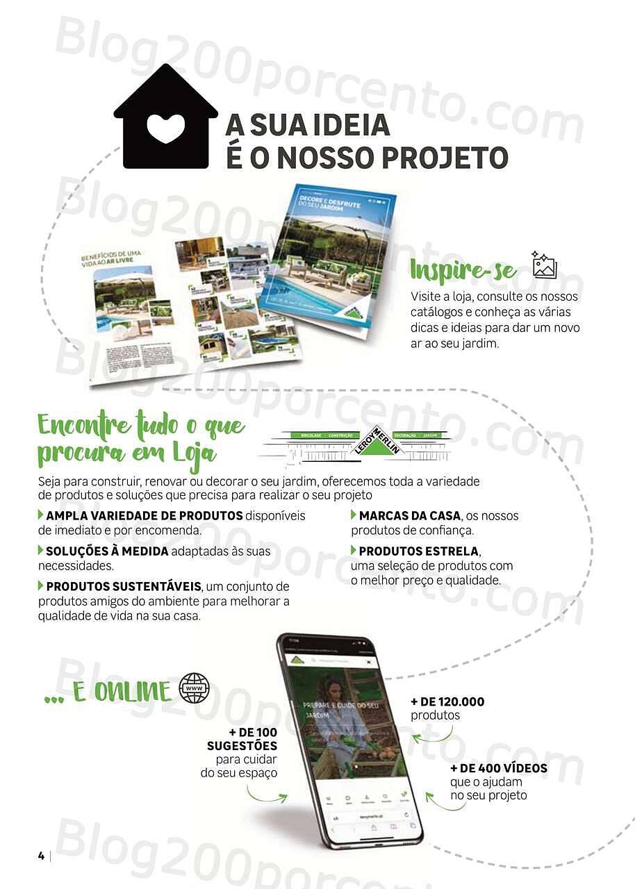 Antevisão Folheto LEROY MERLIN Verão Promoções de 6 maio a 6 julho