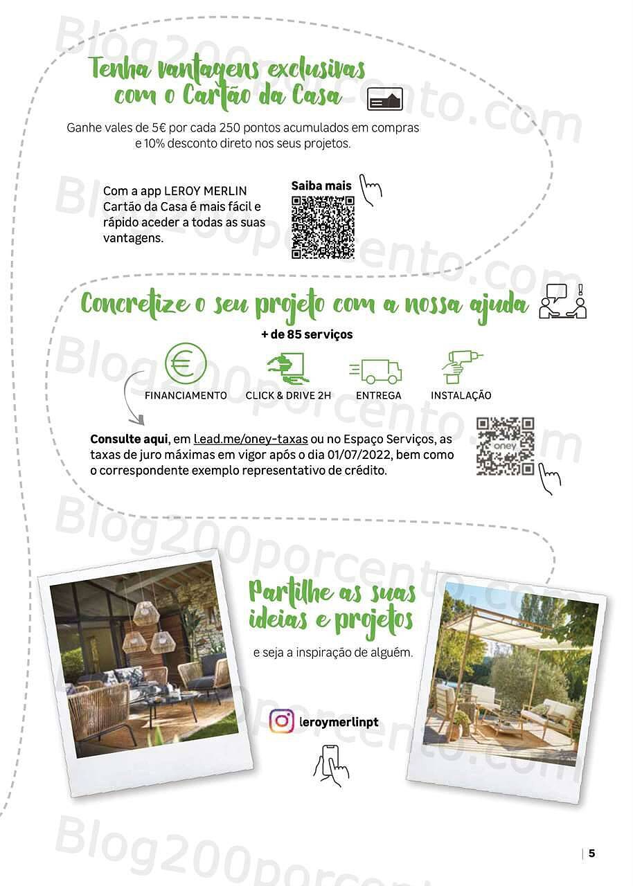 Antevisão Folheto LEROY MERLIN Verão Promoções de 6 maio a 6 julho