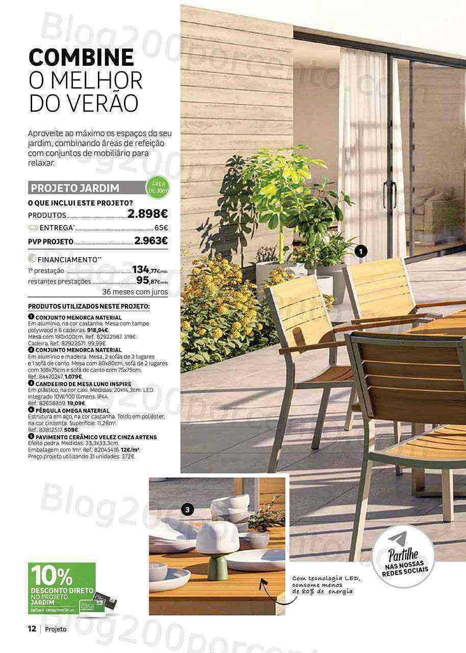 Antevisão Folheto LEROY MERLIN Verão Promoções de 6 maio a 6 julho