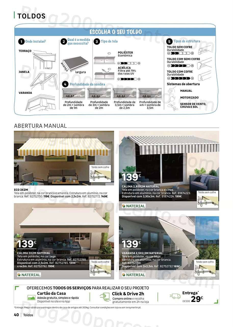 Antevisão Folheto LEROY MERLIN Verão Promoções de 6 maio a 6 julho